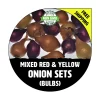 Onion Sets Red & Yellow Bulbs - Non-GMO Heirloom Seed Onions for Planting - Image 1