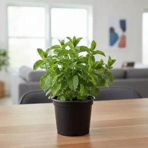 Peppermint Live Plant in 4'' Pot - Culinary & Garden Herb, Perennial - Image 2