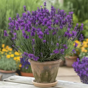 Provence Lavender Live Plant - 2 Bare Root Plants, 4-8