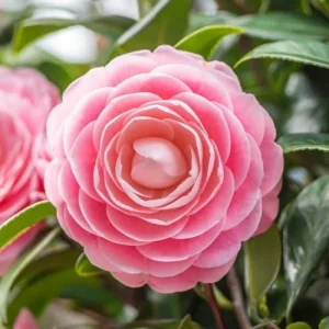 Red Camellia Japonica Live Plant - Large Flowers, 4 Inch Pot, 5-10 Inches Tall - Image 2