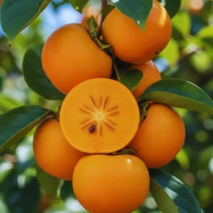 Set of 2 Persimmon Tree Bare Roots, 12-20 Inches, Cold Hardy Fruit Plant - Image 2