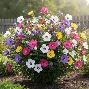 Set of 5 Rose of Sharon Bareroot Seedlings, 1-2 Ft Hardy Flowering Shrubs - Image 6