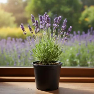 Spanish Lavender Live Plant in 3'' Pot - Fragrant Herb for Outdoor Garden - Image 2
