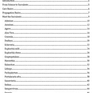 Succulent Care Guide Book - 20 Varieties, Growing Tips for Easy Growing - Image 2