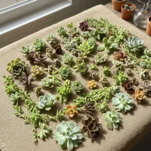 Succulent Propagation Starter Kit - 500 Leaves & 500 Cuttings with Guide - Image 2