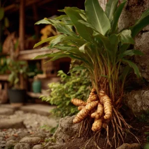 Set of 3 Yellow Turmeric Live Plants (Curcuma longa) – 4-6