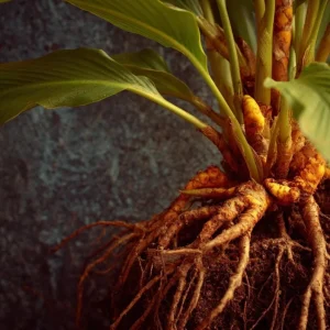 Set of 3 Yellow Turmeric Live Plants (Curcuma longa) – 4-6