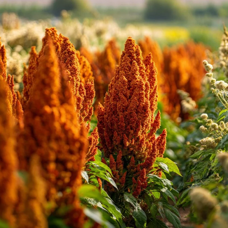 Amaranthus Hot Biscuits Seeds - 100 Burnt Orange Flower Seeds for Fall Decor - Image 5