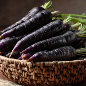 Black Nebula Carrot Seeds - Heirloom Deep Purple, Antioxidant-Rich - 250 Seeds - Image 1