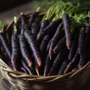 Black Nebula Carrot Seeds - Heirloom Deep Purple, Antioxidant-Rich - 250 Seeds - Image 3