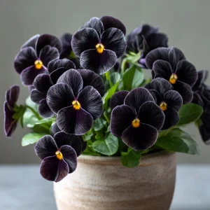Black Viola Sorbet Series Seeds - 25 Seed Packet - Velvet-Purple Blooms - Image 2