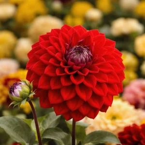 California Giant Zinnia Seeds - 50 Heirloom Double Bloom Flower Seeds - Image 4