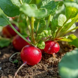 Cherry Belle Radish Seeds – 250 Heirloom Red Radishes for Gardens & Salads, Outdoor - Image 3