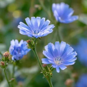 Chicory Seeds – 200 Seeds, Bright Blue Blooms, Edible Leaves & Pollinator Friendly - Image 3