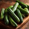 Cocozelle Summer Squash Zucchini Seeds - Heirloom Green Striped, 20 Seeds - Image 1