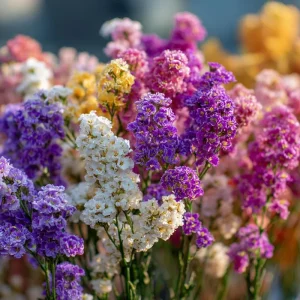 Colorful Statice Seeds Mix – Limonium Sinuatum – 50 Seed Pack for Fresh & Dried Floral Arrangements - Image 3