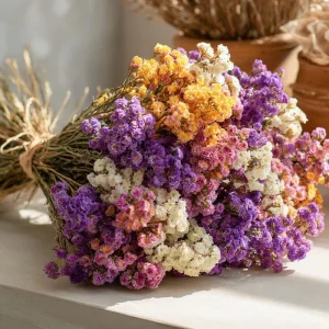 Colorful Statice Seeds Mix – Limonium Sinuatum – 50 Seed Pack for Fresh & Dried Floral Arrangements - Image 1