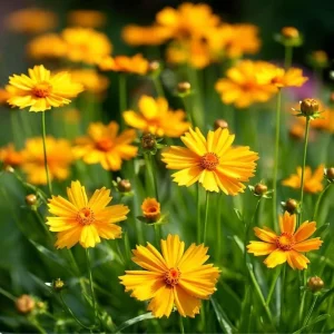 Coreopsis Lanceolata Seeds – 200 Dwarf Golden-Yellow Blooms – Garden Perennial Flower Seeds - Image 2