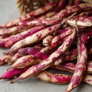 Cranberry Bean Seeds – Taylor's Horticultural Bush – Heirloom Bush Beans – 20 Seeds - Image 1