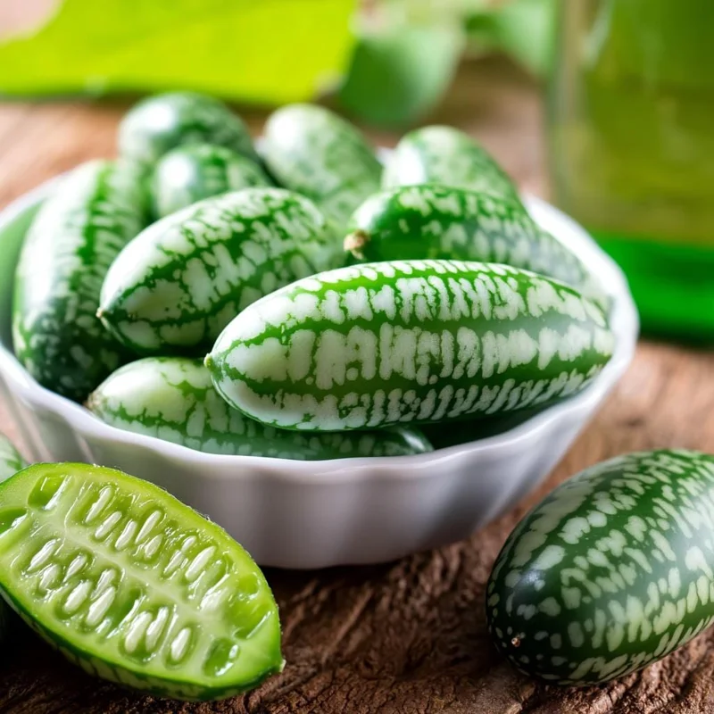 Cucamelon Mouse Melon Seeds 10-Pack - Unique Mini Cucumber-Like Fruits - Image 3
