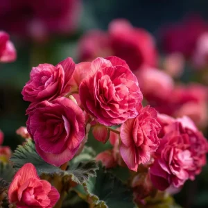 Deep Rose Begonia Seeds - 25 Seeds, Nonstop Series, Shade Loving - Image 2