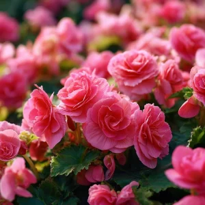 Deep Rose Begonia Seeds - 25 Seeds, Nonstop Series, Shade Loving - Image 5