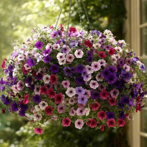 Dwarf Petunia Seed Mix - 250 Seeds - Compact Colorful Blooms for Gardens - Image 5