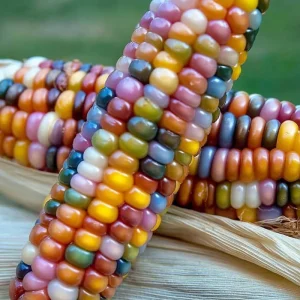 Glass Gem Corn Seeds - 25 Multicolored Heirloom Ornamental Seeds - Image 2