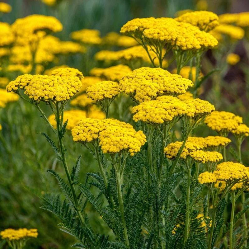 Golden Yarrow Seeds - 500 Heirloom Achillea filipendulina for Pollinators - Image 5