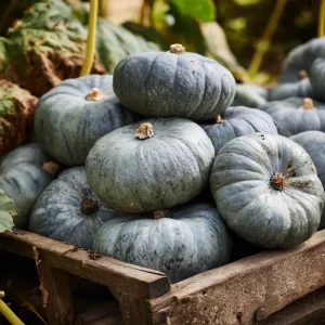 Jarrahdale Pumpkin Seeds – Heirloom Blue-Green, 10 Seeds – Cucurbita Maxima - Image 1
