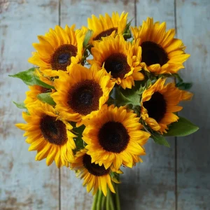 Mammoth Grey Stripe Sunflower Seeds – Giant Heirloom, 15 Seeds, Outdoor - Image 2