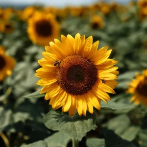 Mammoth Grey Stripe Sunflower Seeds – Giant Heirloom, 15 Seeds, Outdoor - Image 3