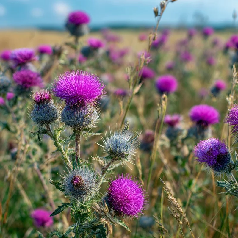 Milk Thistle Seeds - 30 Heirloom Medicinal & Culinary Herb Seeds - Image 2