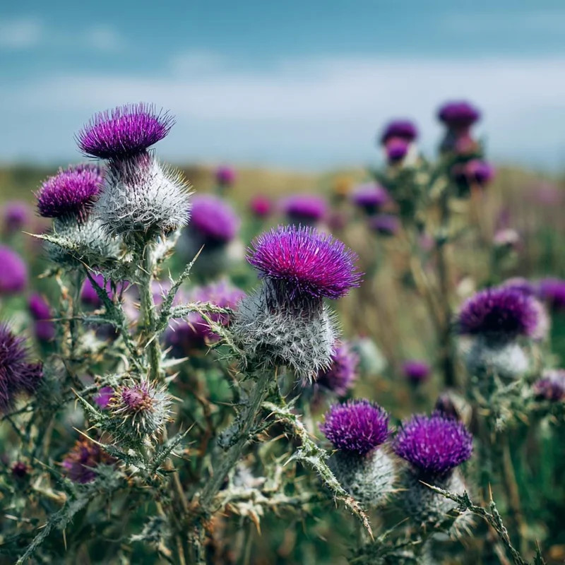 Milk Thistle Seeds - 30 Heirloom Medicinal & Culinary Herb Seeds - Image 5