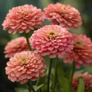 Oklahoma Salmon Zinnia Seeds - 50 Seeds for Vibrant Cut Flowers - Image 5