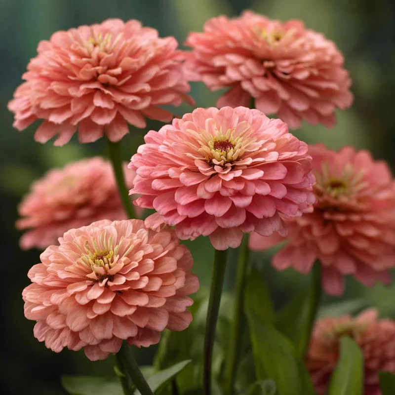 Oklahoma Salmon Zinnia Seeds - 50 Seeds for Vibrant Cut Flowers - Image 5