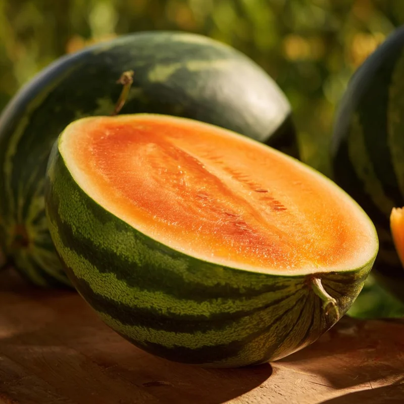 Organic Orange Tendersweet Watermelon Seeds - 15 Seeds - Sweet & Juicy Heirloom - Image 3