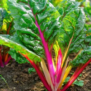 Organic Rainbow Swiss Chard Seeds - 50 Seeds | Vibrant Multicolored Stems - Image 5