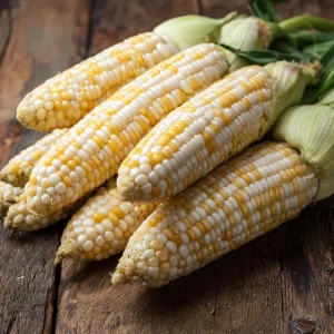 Peaches & Cream Sweet Corn Seeds - 30 Count Bi-Color, Early Maturing - Image 1
