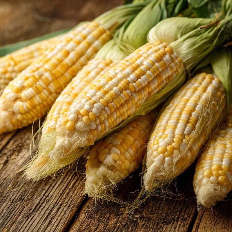 Peaches & Cream Sweet Corn Seeds - 30 Count Bi-Color, Early Maturing - Image 3