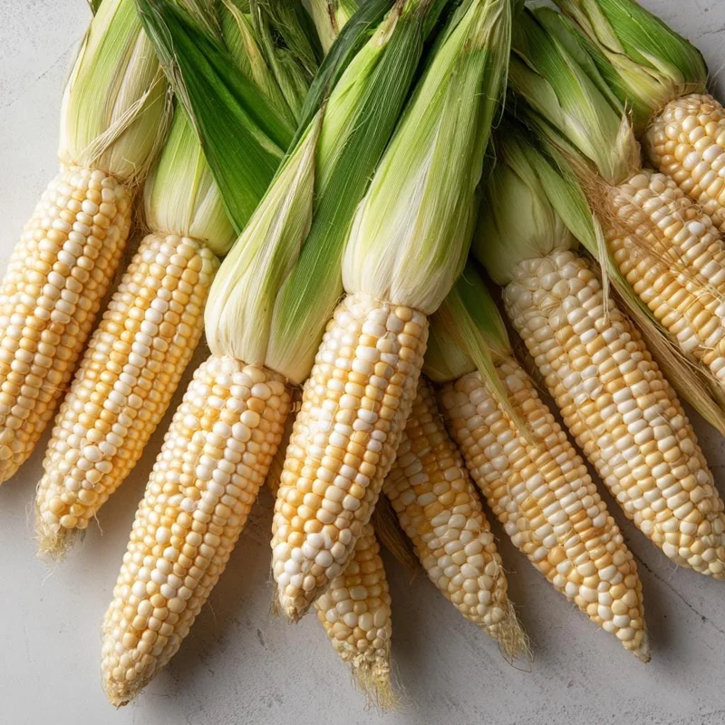 Peaches & Cream Sweet Corn Seeds - 30 Count Bi-Color, Early Maturing - Image 4