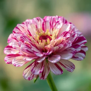 Peppermint Stick Zinnia Seeds - 25 Seed Mix for Vibrant Garden Blooms - Image 3