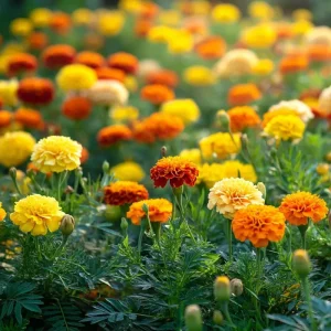 Petite French Marigold Seeds Mix - 300 Multi-Color Blooms - Attracts Pollinators - Image 3