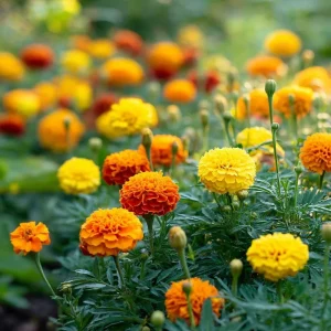 Petite French Marigold Seeds Mix - 300 Multi-Color Blooms - Attracts Pollinators - Image 5