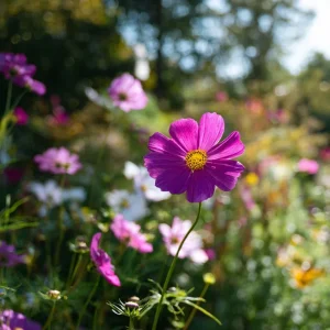 Pink Radiance Cosmos Seeds - 100 Seeds, Soft Glowing Blooms, Cosmos bipinnatus - Image 6