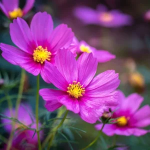 Pink Radiance Cosmos Seeds - 100 Seeds, Soft Glowing Blooms, Cosmos bipinnatus - Image 1