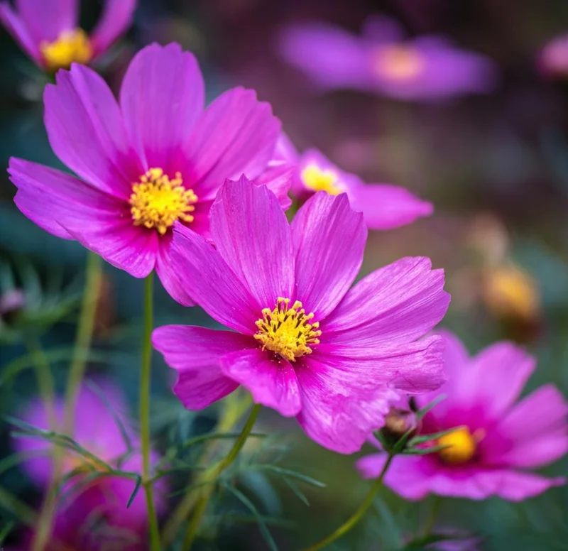 Pink Radiance Cosmos Seeds - 100 Seeds, Soft Glowing Blooms, Cosmos bipinnatus - Image 1