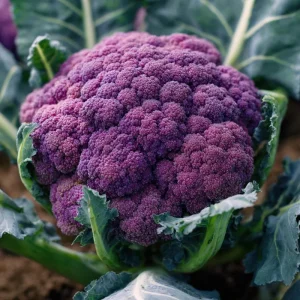 Purple Cauliflower Seeds – 100 Seeds – Brassica oleracea – Vegetable Garden - Image 2