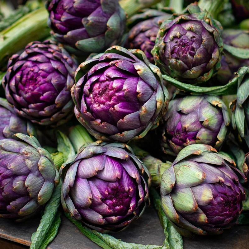 Purple Romagna Artichoke Seeds – 25 Heirloom Perennial Seeds for Edible Gardens - Image 1