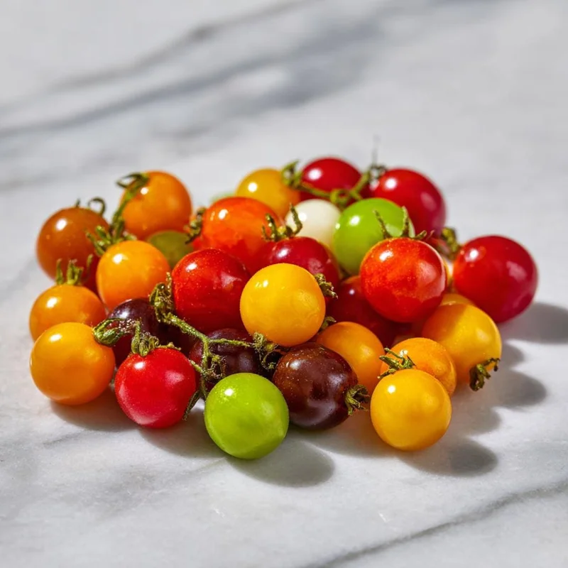 Rainbow Mix Cherry Tomato Seeds - Heirloom Multicolor Varieties - 25 Seeds - Image 1